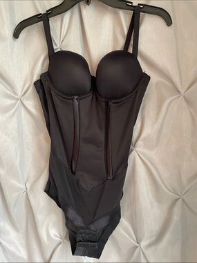 Maidenform Black Longline Bustier Shapewear NWOT 34C